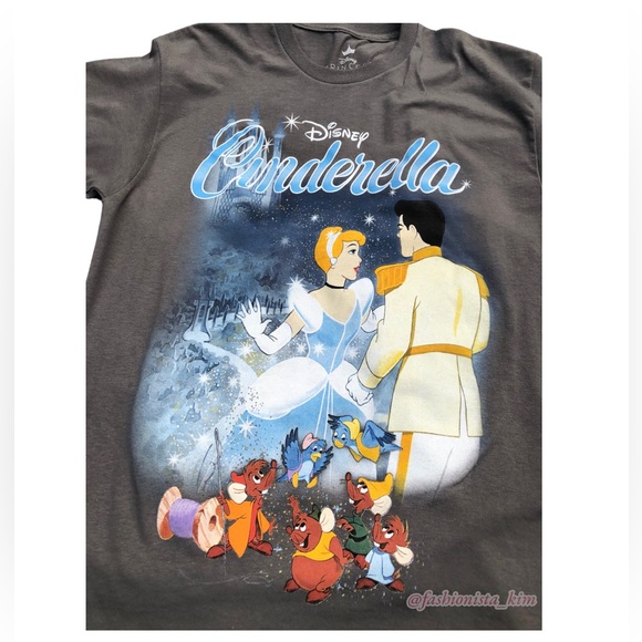 Disney gray Cinderella t-shirt new with tags - Picture 5 of 7